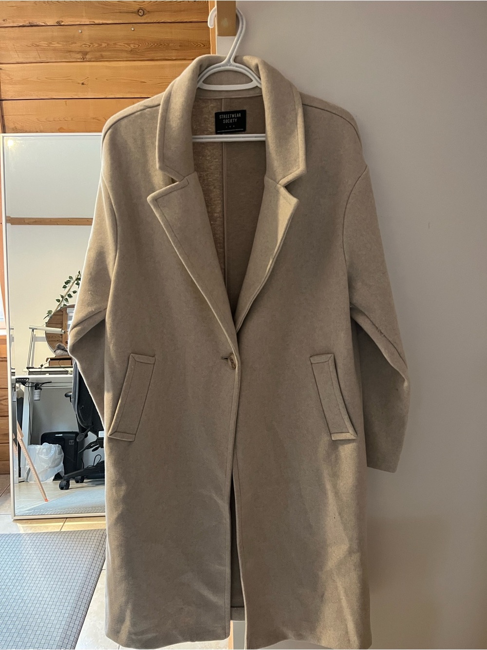 Streetwear Society Women's Beige Coat